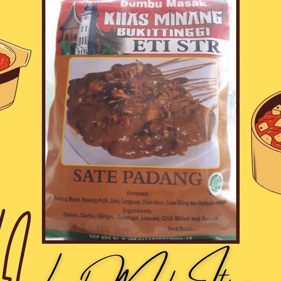 

Bumbu Masak Khas Nang Bukittinggi Eti Str - Sate Padang