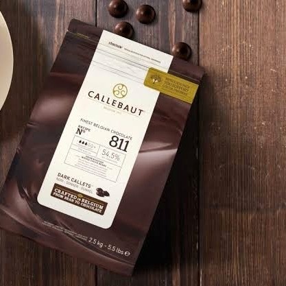 

Callebaut Dark Chocolate Callets Button Couverture 811 54.,5% 1 Kg Diskon