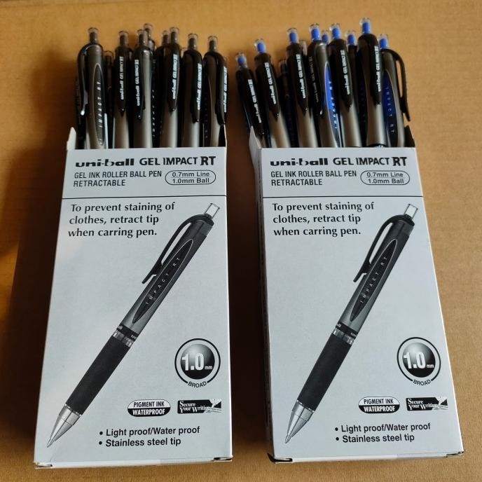 

TERMURAH - pulpen uniball gel impact RT umn-152(10)s