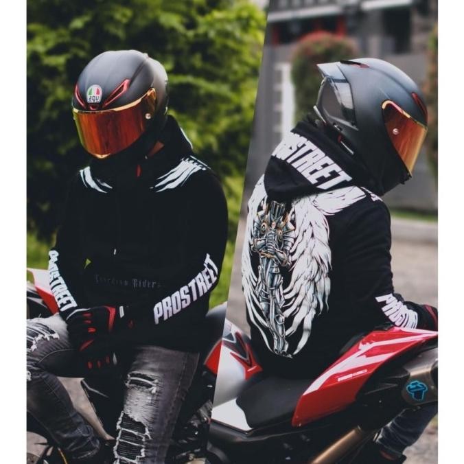 JAKET HOODIE PROSTREET JUMBO SUNMORI SWEATER PRIA ORIGINAL MOTIF