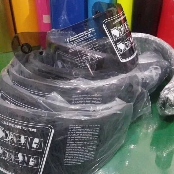 Terbaru Visor Flat Light Smoke Helm Kbc V Vk Vr Vr4R