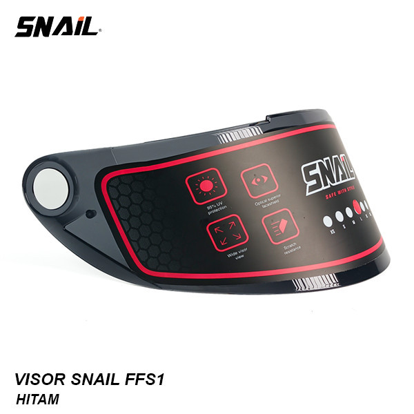 Terbaru Kaca Helm Snail Ffs1