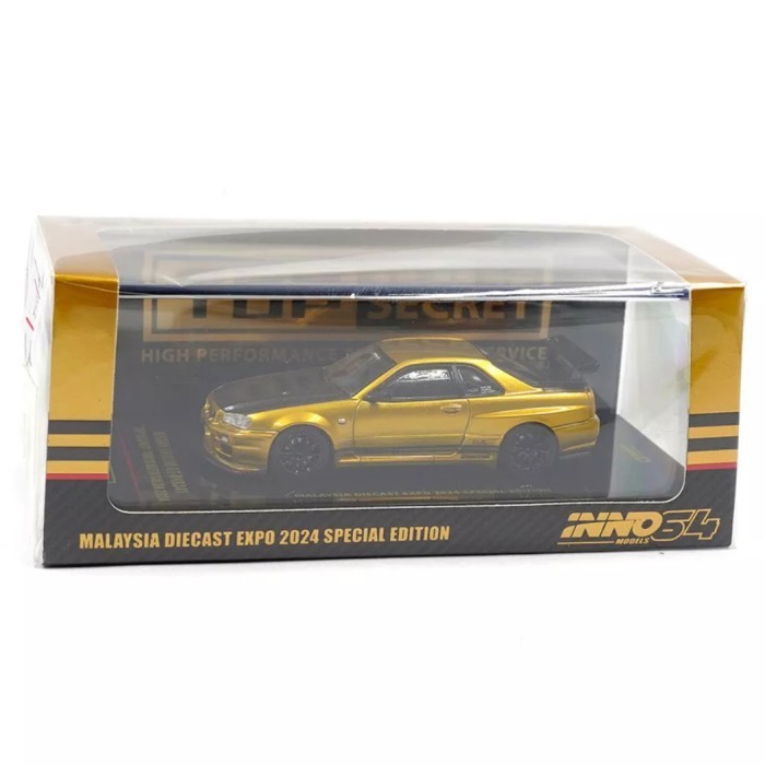 Inno Nissan Skyline GT-R R34 Top Secret MDX Malaysia Diecast Expo 2024