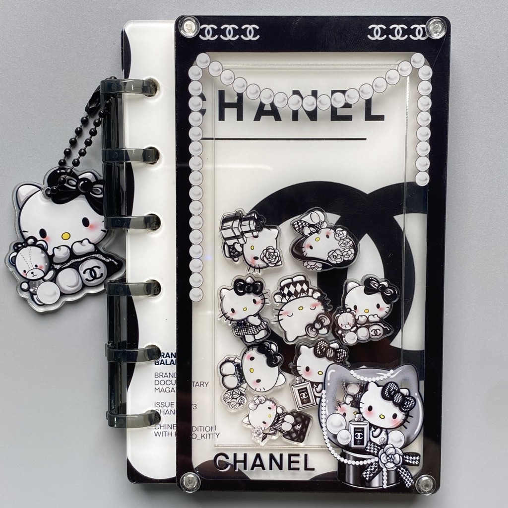 

【Shake Book】KT Classic Style Acrylic Loose Spiral Notebook Notepad Notebook