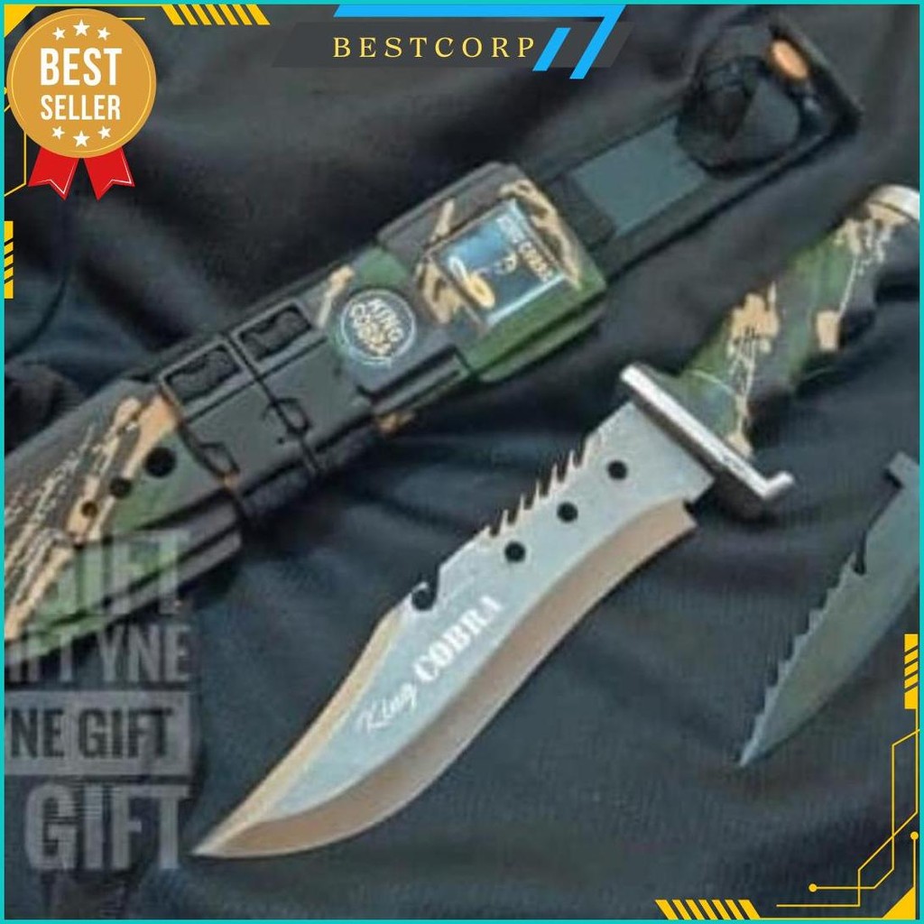 Pisau Sangkur Cobra Loreng Lokal, Sangkur Anak Bisa Cod