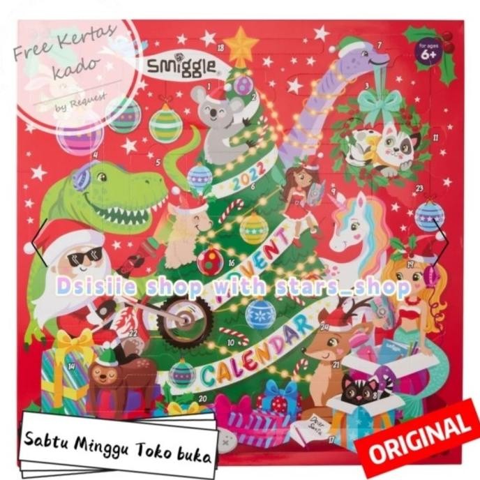 

TERLARIS - Smiggle Advent Calendar 2022 Original / Accesories Kids