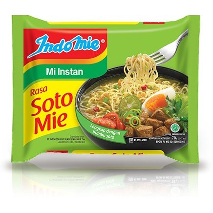 

INDOMIE KUAH SOTO MIE 1pc / / X033