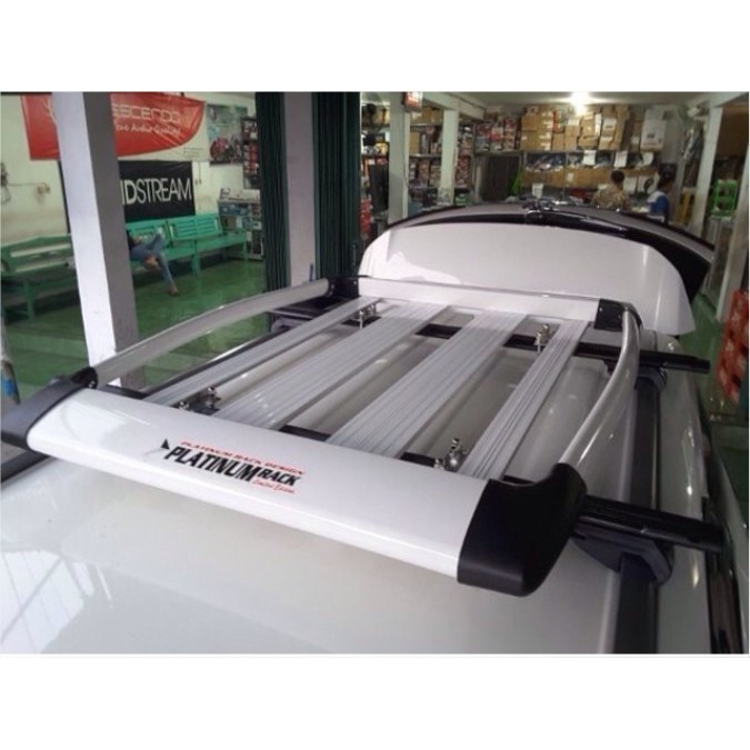 Roof Rack Platinum (Paket rak platinum & cross bar jepit roof rail)