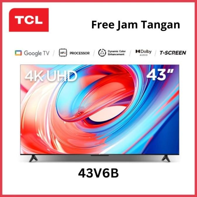 TCL 43A8 Smart TV Android 4K UHD 43 Inch