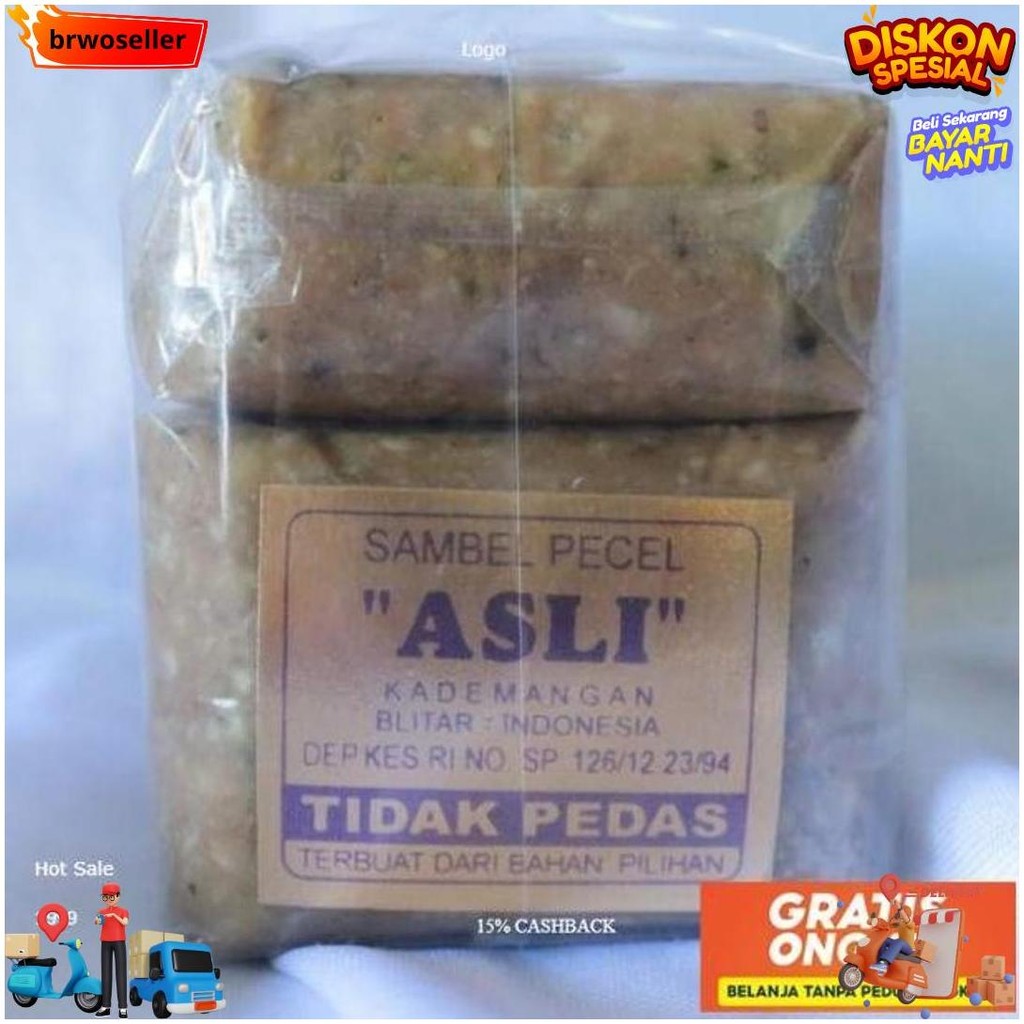 

Sambel Pecel Asli Blitar 840 Gram Bg Terlaris