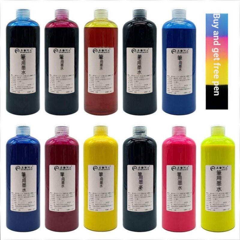 

Botol Besar 500ml Tinta Pena Warna Pigmen Tahan Air Pewarna Garis Kait Non-Karbon Isi Ulang Stabilo Tidak Memblokir |nAqAB6l6|