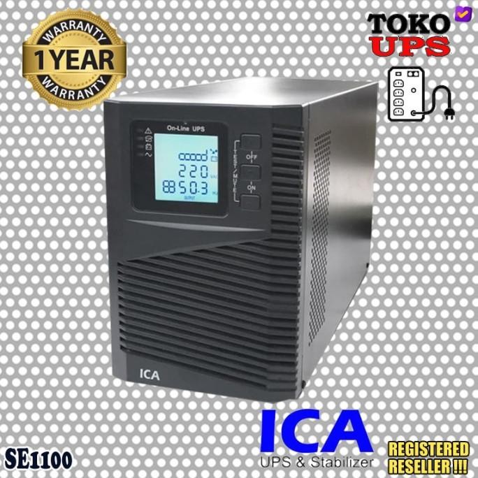 ups ica se 1100 se1100 1000va 900w online lcd termurah