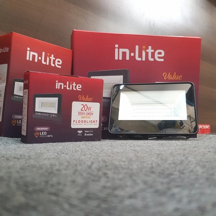 Termurah Lampu Led Sorot 50WattFlood Light Inf03050W In Lite Smart Breather