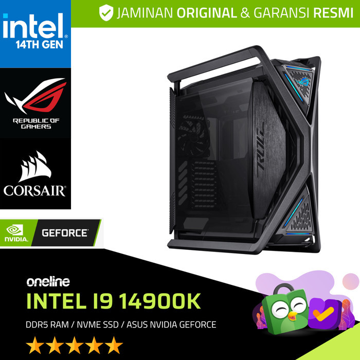 PC ASUS Hyperion Intel Core i9 14900K / ROG Strix RTX 4000 - Black