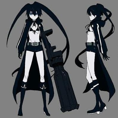 Black Rock Shooter Costume Wig Cosplay