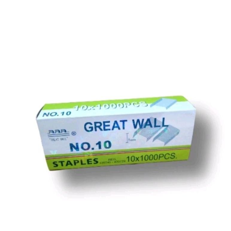 

Promo Refill/Isi Staples Great Wall No.10 Ori (Pak) Promo