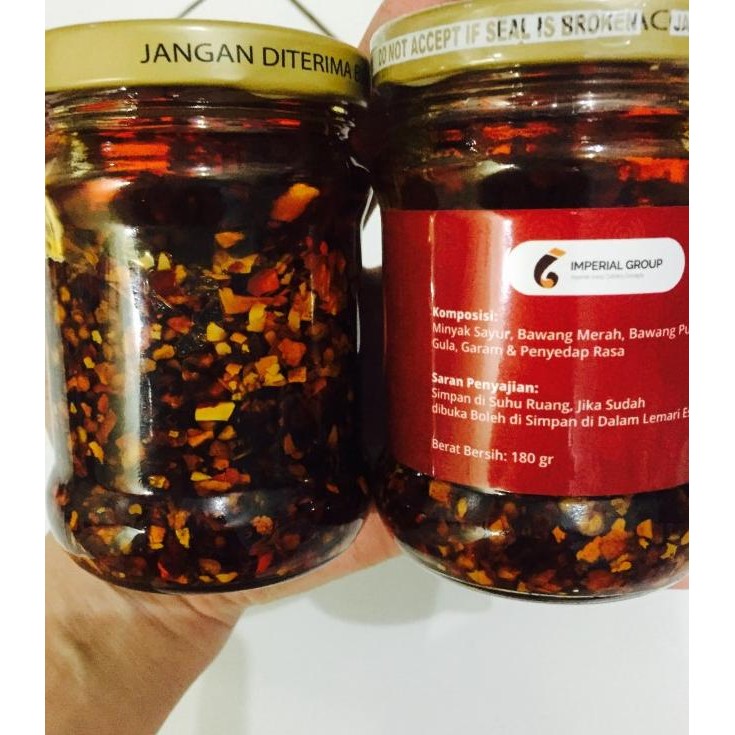 

Chili Oil By Imperial Kitchen & Dimsum ( 100 % Guarantee )