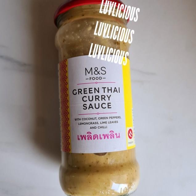 

M&S Mark Marks & And Scer Green Thai Curry Sauce Saus Kari Thailand