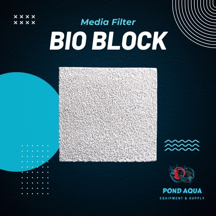 Aqua Clean Bio Pure Block Media Filter Biologi Koi 10x10x5 CM Pack