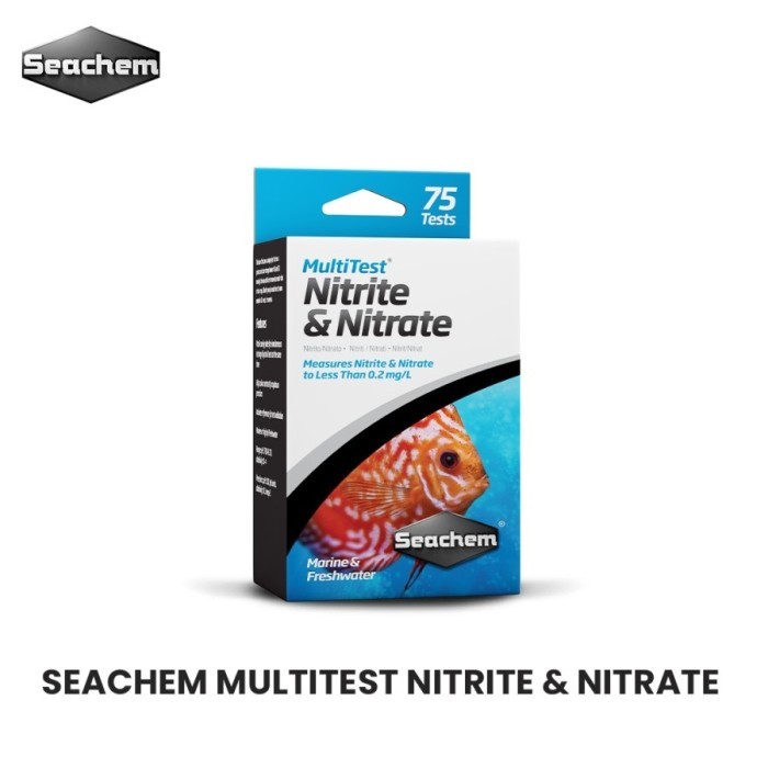 Seachem MultiTest Nitrite & Nitrate Test Kit NO3 NO2 Tes Nitrat Nitrit