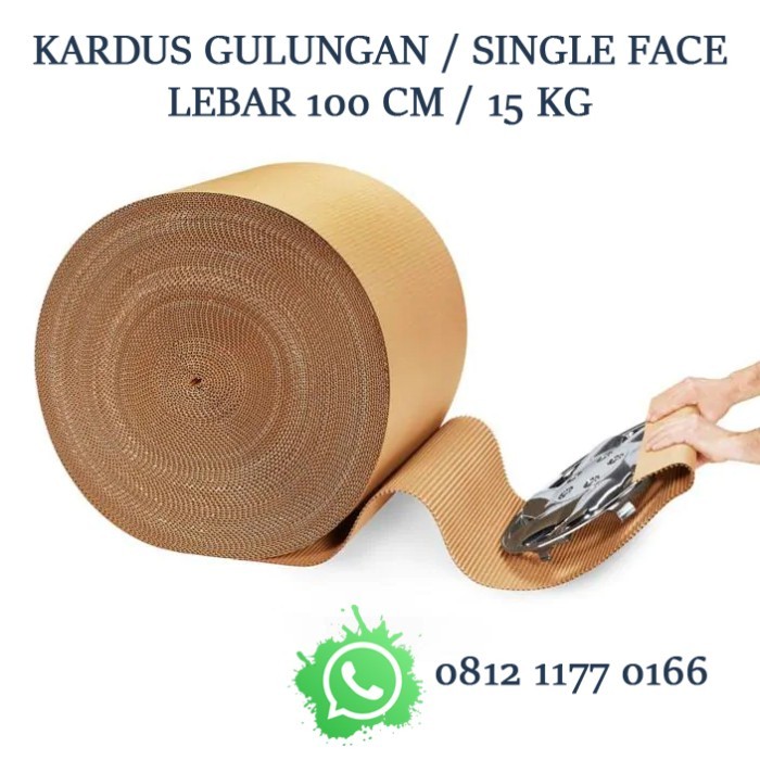 

Kardus Gulungan Single Face 100 cm