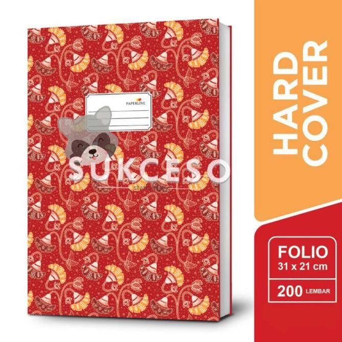

Sale Paperline Buku Hardcover Folio 200 Sheets / Catatan Bergaris F4 Murah