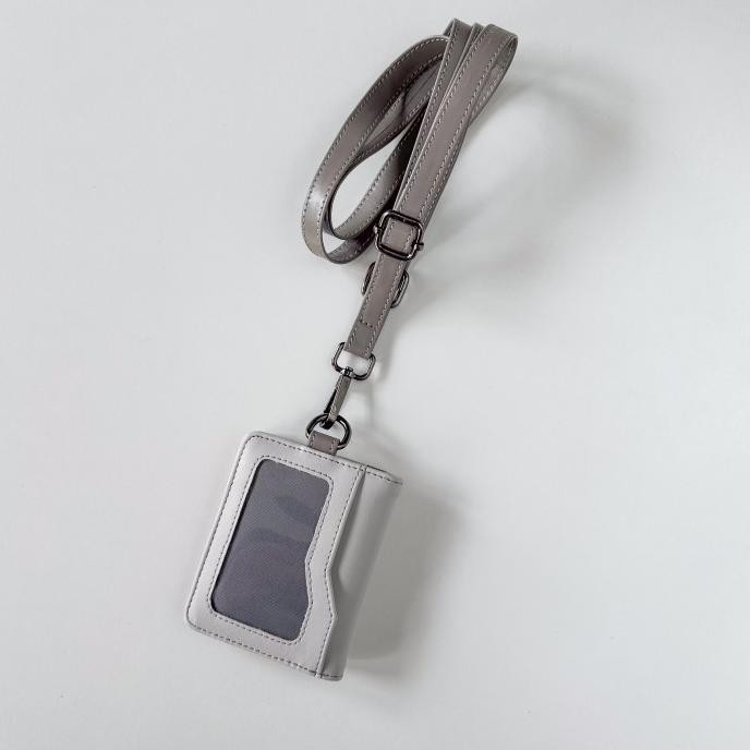 

ARUNA ID Card Holder w Bifold Wallet & Lanyard (Name Tag Kartu Dompet)