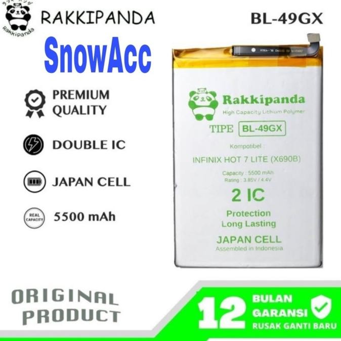 Rakkipanda Baterai HOT 7 LITE / NOTE 7 LITE / HOT 11S NFC ( BL-49GX )