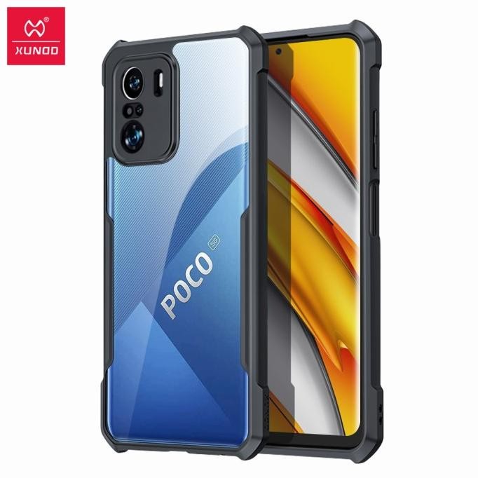 XUNDD Untuk Xiaomi Poco F3 6.67 inch Anti Crack Case Transparan Casing