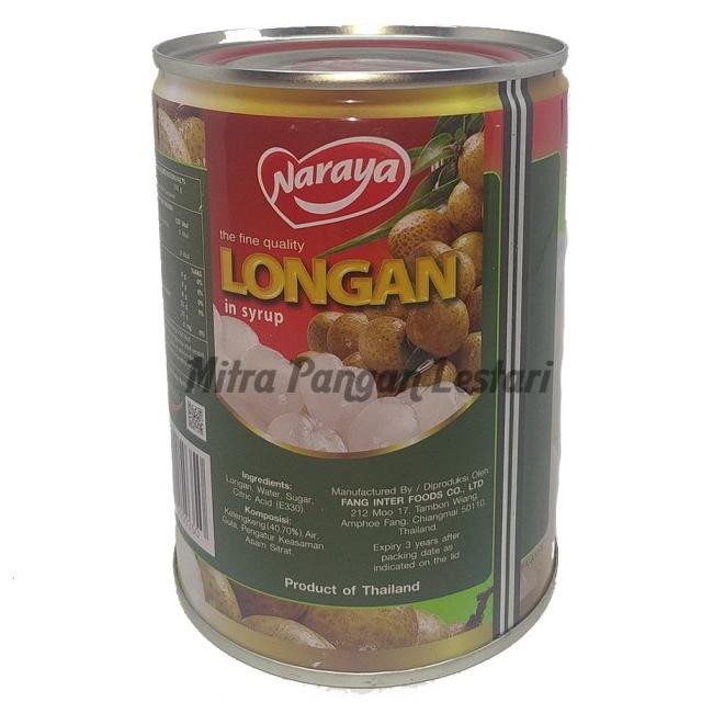 

Buah Longan Kalengan Naraya / Kelengkeng Kaleng Dalam Syrup