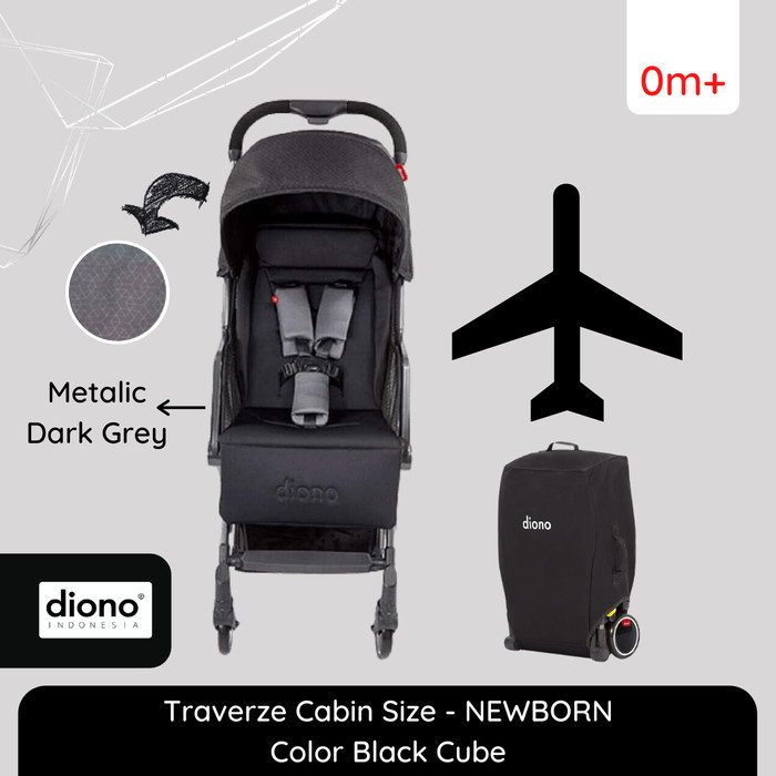 Diono Stroller Cabin Newborn - Black Cube