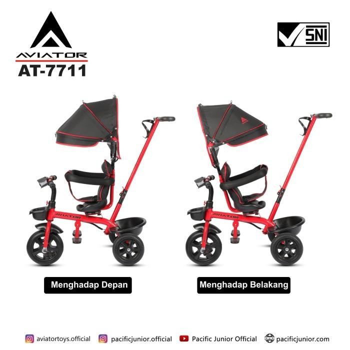 Tricyle Aviator At 7711 At7711 Baby Stroller Sepeda Anak Roda Tiga 3