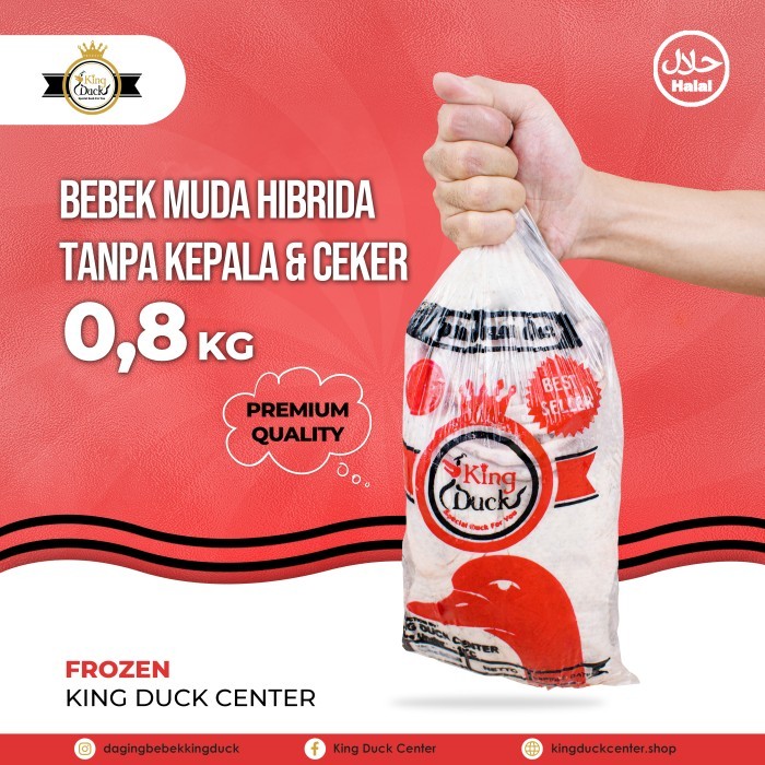 

[0,8Kg]Daging Bebek Hibrida Tanpa Kepala