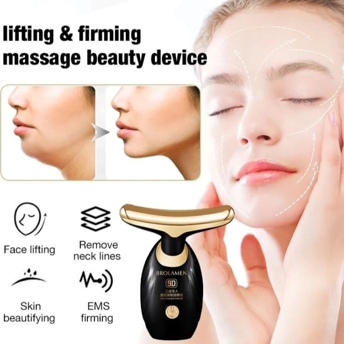 ALAT SETRIKA WAJAH PENGENCANG PEMIJAT  KULIT WAJAH LEHER ANTI AGING  TS'