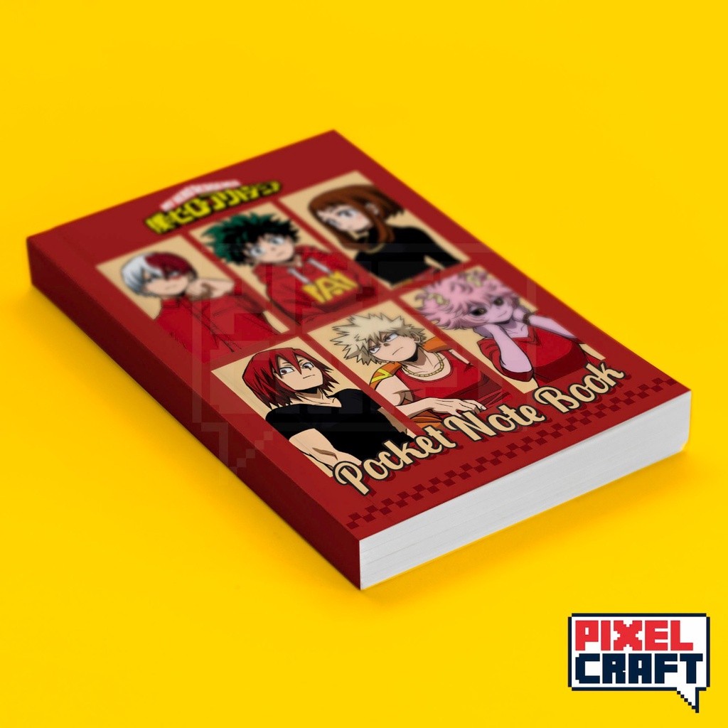 

Pocket Note Anime BOKU NO HERO ACADEMIA Softcover A6 JF2022 Ver