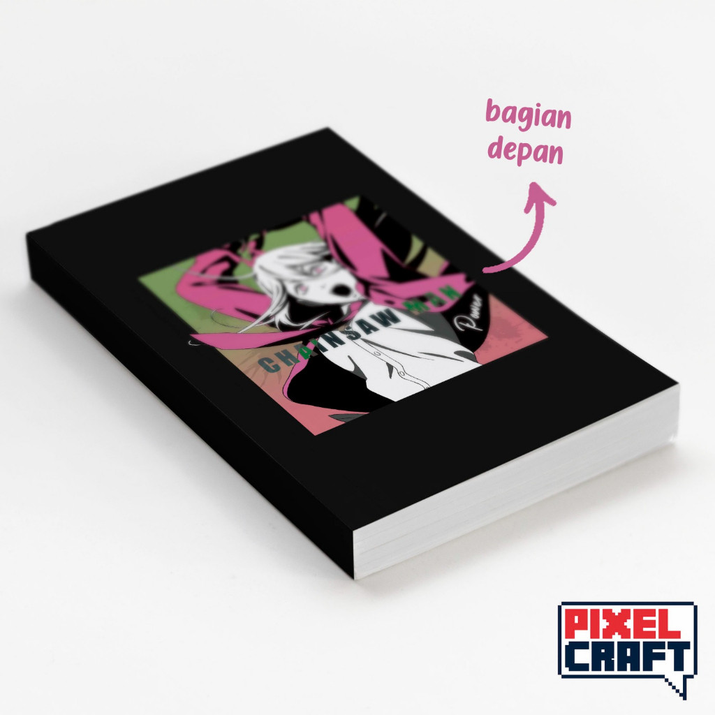

Pocket Note Anime CHAINSAW MAN Softcover A6 Motif Power