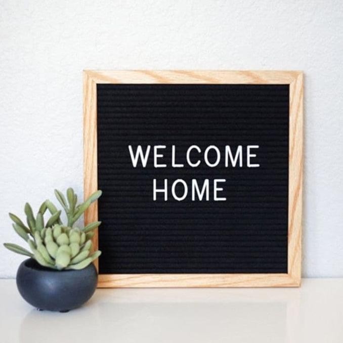 

BEBAS ONGKIR - Changable Felt Letter Board 10 / DIY Felt Letter Board