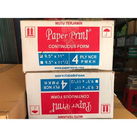 

TERMURAH - paper print continuous form 9.5 x 11 4 ply kertas continuous