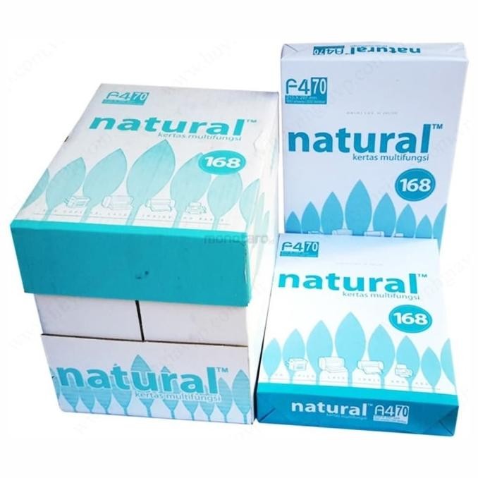 

BEBAS ONGKIR - kertas Hvs F4 Natural 70 gram (khusus Gojek)