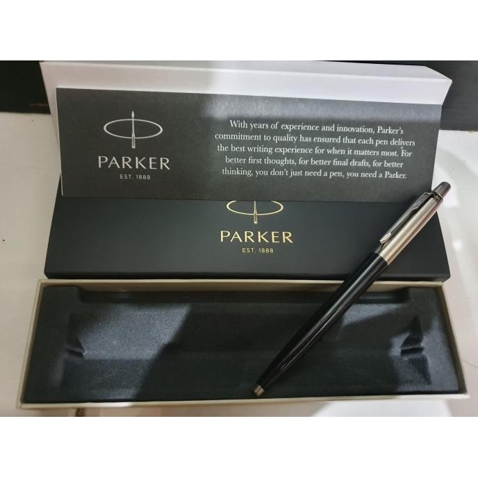 

Pulpen Parker Jotter Ballpoint SPC Black CT Klip Silver