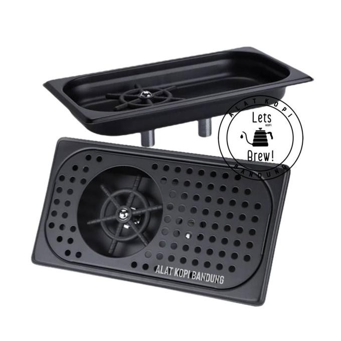 Jug Rinser / Glass Rinser bahan Stainless / Alat membersihkan milk jug