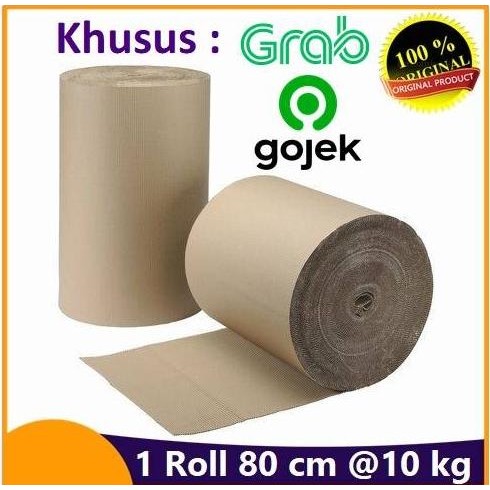 

TERBARU - Kardus Lembaran Gulungan Corrugated Karton / Single Face Roll 80 Cm