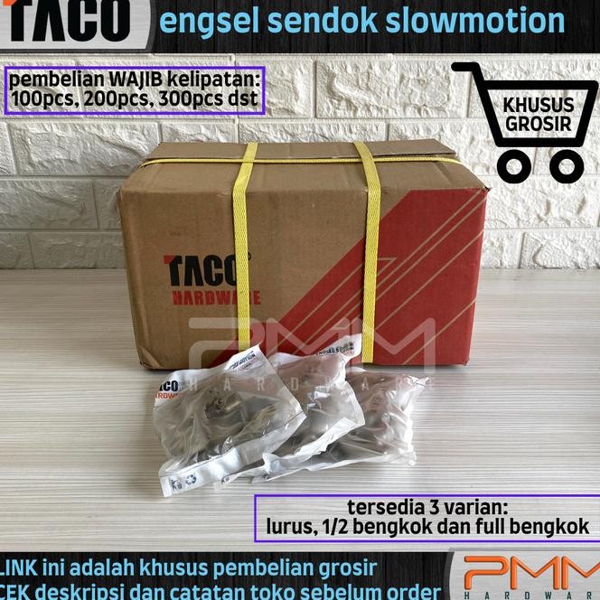 [Grosir] Engsel Sendok Taco | Lurus Setengah Full Bengkok Slowmotion