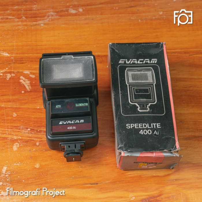 Flash Evacam (NOS) - Untuk Kamera Analog 35mm Fujica M1 Ricoh Pentax