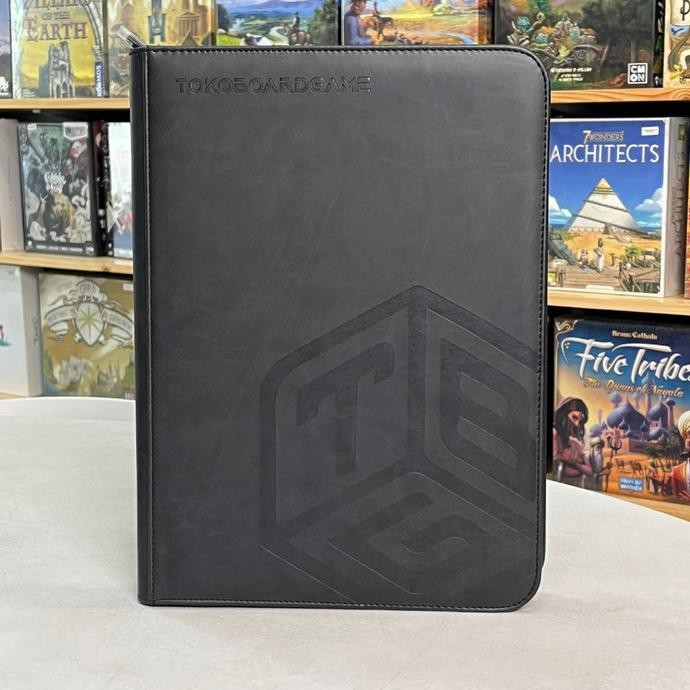 

TERMURAH - Premium 9 Pocket PU Leather Binder Zipper Card Album - TBG - TokoBoardGame
