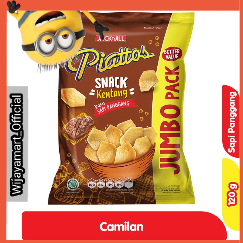 

Piattos Snack Kentang Sapi Panggang 120 g