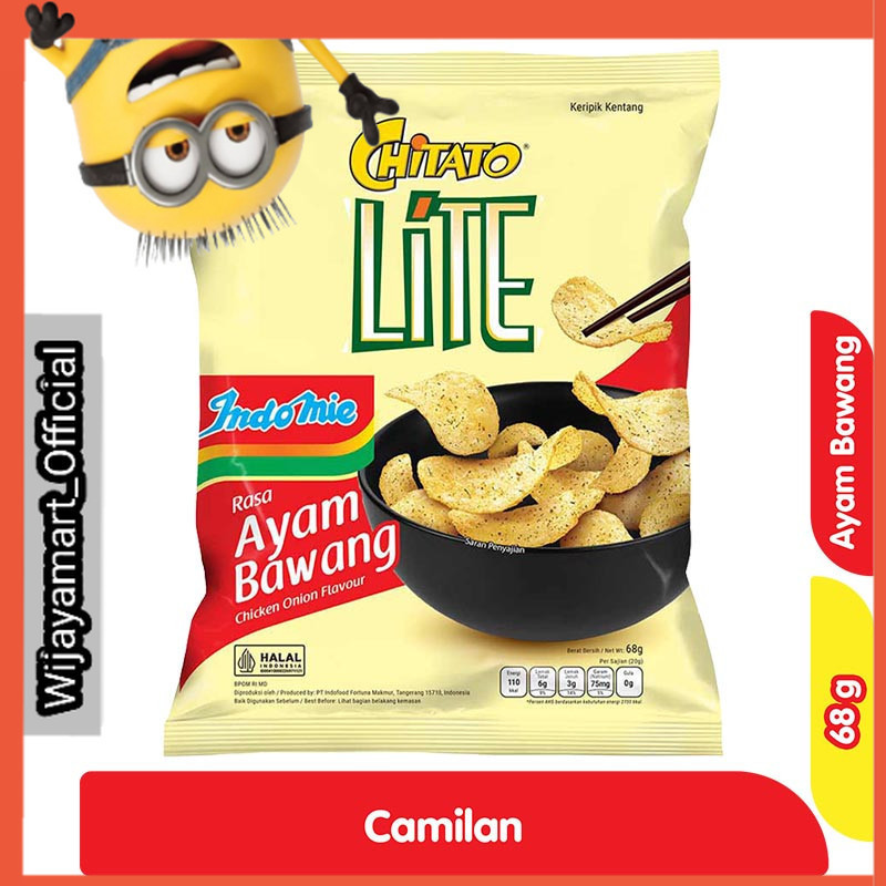 

Chitato Lite Keripik Kentang Ayam Bawang 68 g