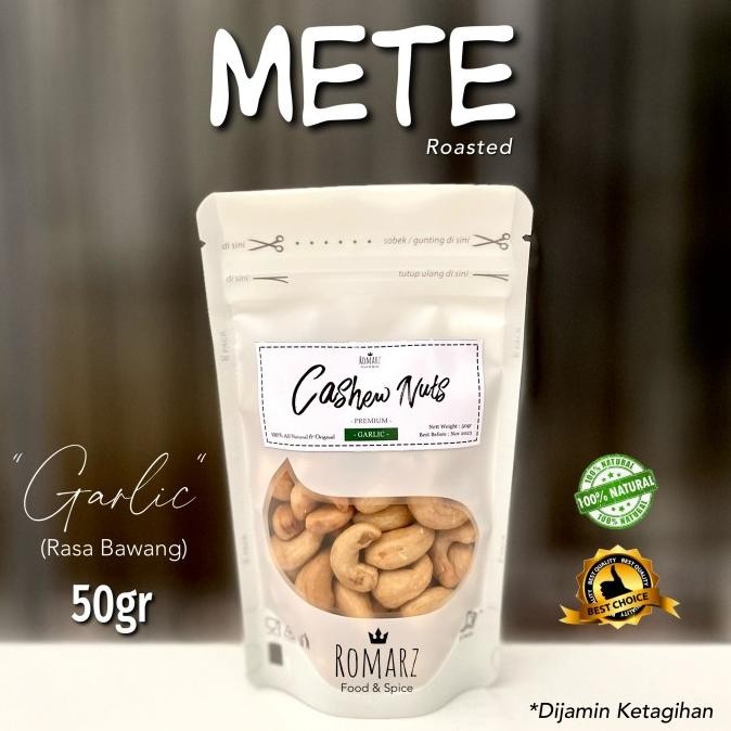 

terbaru kacang mete mede oven panggang super roasted bawang 50gr