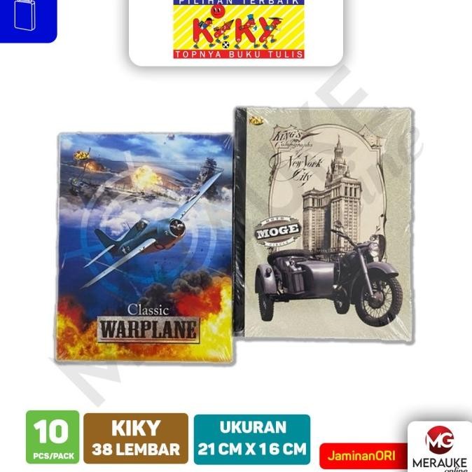 

Sale Buku Tulis Kiky 38 Lembar (1 Pack Isi 10 Buku)