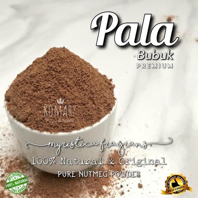 

terbaru pala bubuk murni asli premium 500gr | pure nutmeg powder 500gr